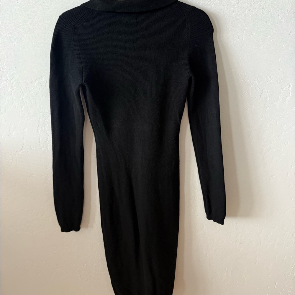 Wilfred Elegant Black Button-Up Dress - Picture 2 of 3